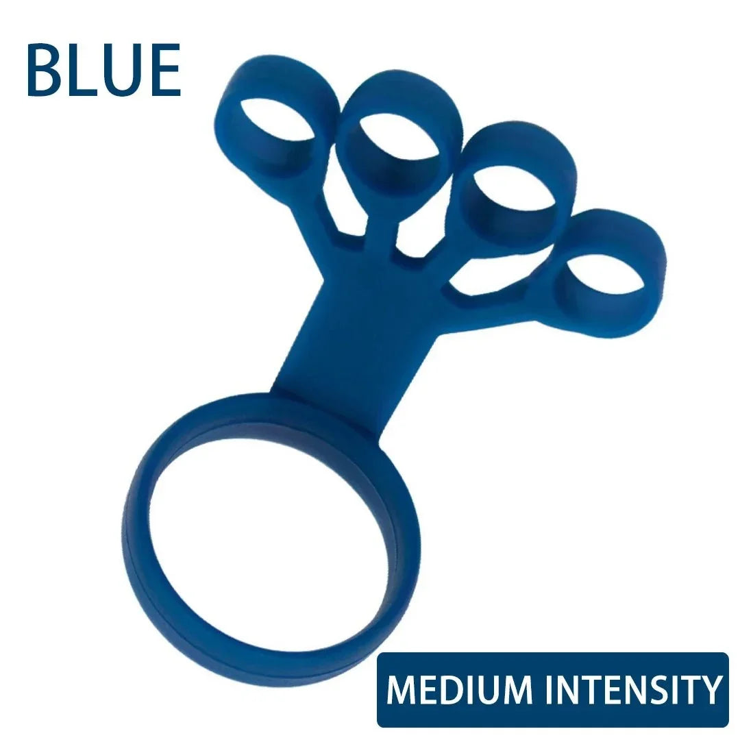 Silicone Hand Grip Device Finger Exercise Hand Strengthener Stretcher Hand Trainer Rehabilitation Training Equipment Muscle Tool.