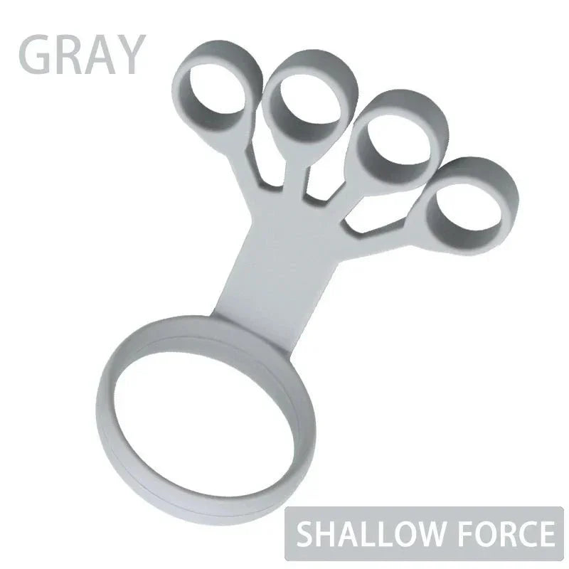 Silicone Hand Grip Device Finger Exercise Hand Strengthener Stretcher Hand Trainer Rehabilitation Training Equipment Muscle Tool.