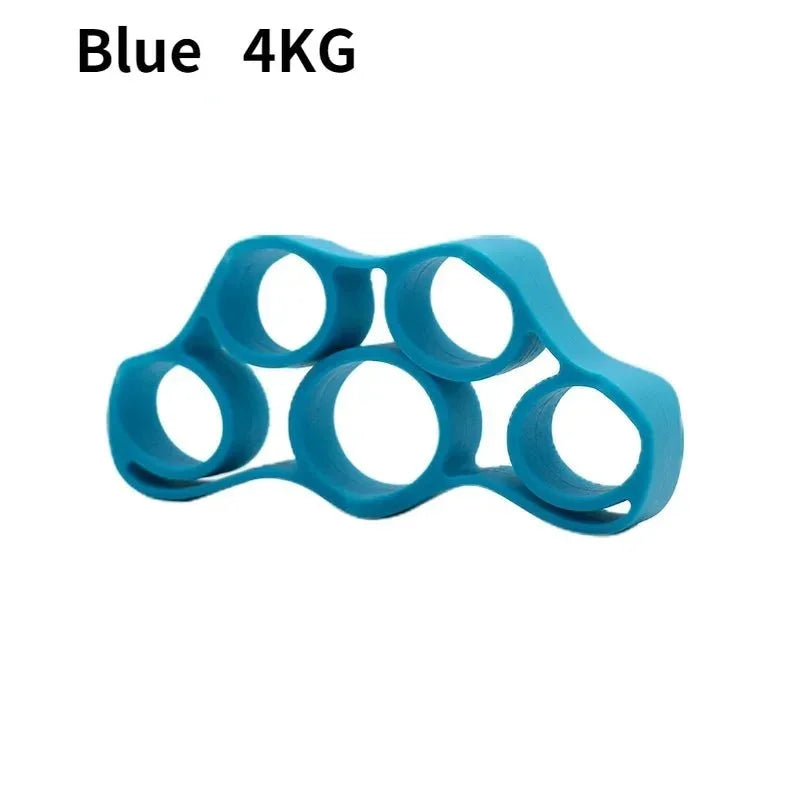 Silicone Hand Grip Device Finger Exercise Hand Strengthener Stretcher Hand Trainer Rehabilitation Training Equipment Muscle Tool.