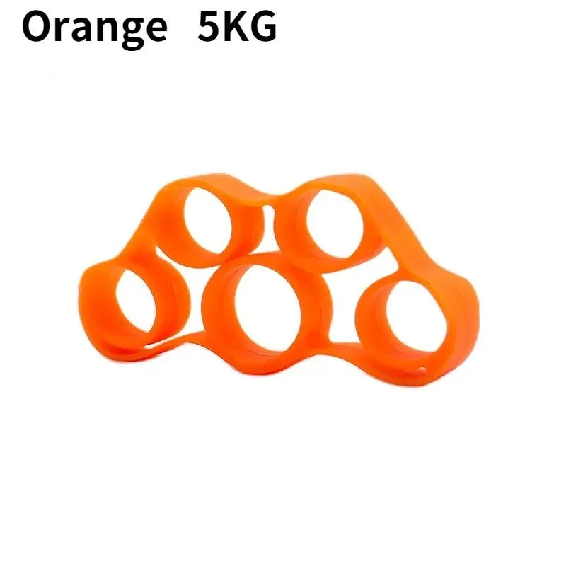 Silicone Hand Grip Device Finger Exercise Hand Strengthener Stretcher Hand Trainer Rehabilitation Training Equipment Muscle Tool.