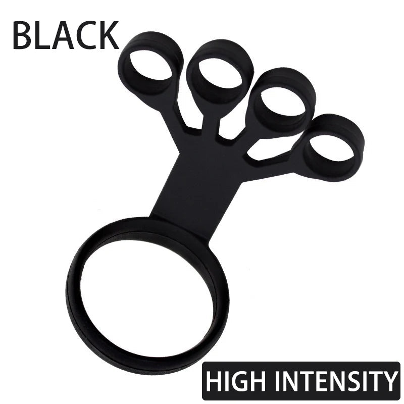 Silicone Hand Grip Device Finger Exercise Hand Strengthener Stretcher Hand Trainer Rehabilitation Training Equipment Muscle Tool.