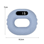 Silicone Hand Grip Trainer Ring LCD Display Bluetooth Remote APP Page Turner Forearm Finger Training Hand Grip Strengthener.