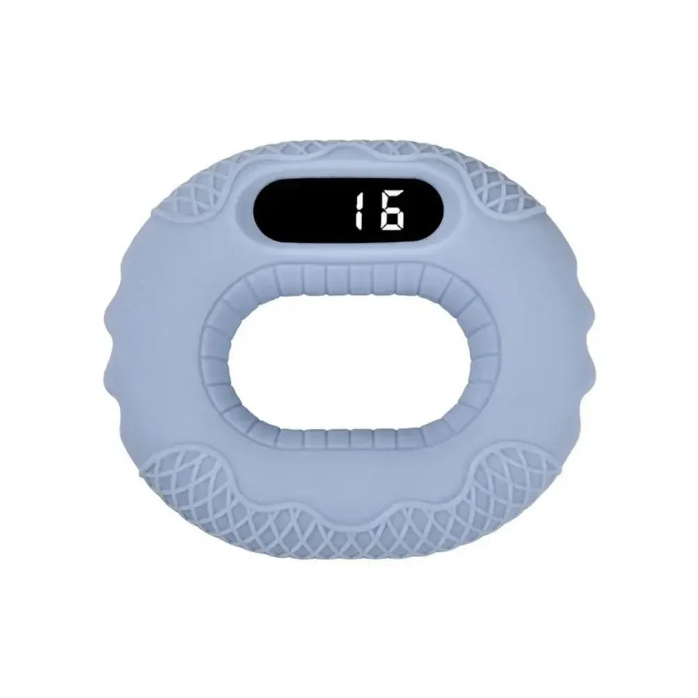 Silicone Hand Grip Trainer Ring LCD Display Bluetooth Remote APP Page Turner Forearm Finger Training Hand Grip Strengthener.