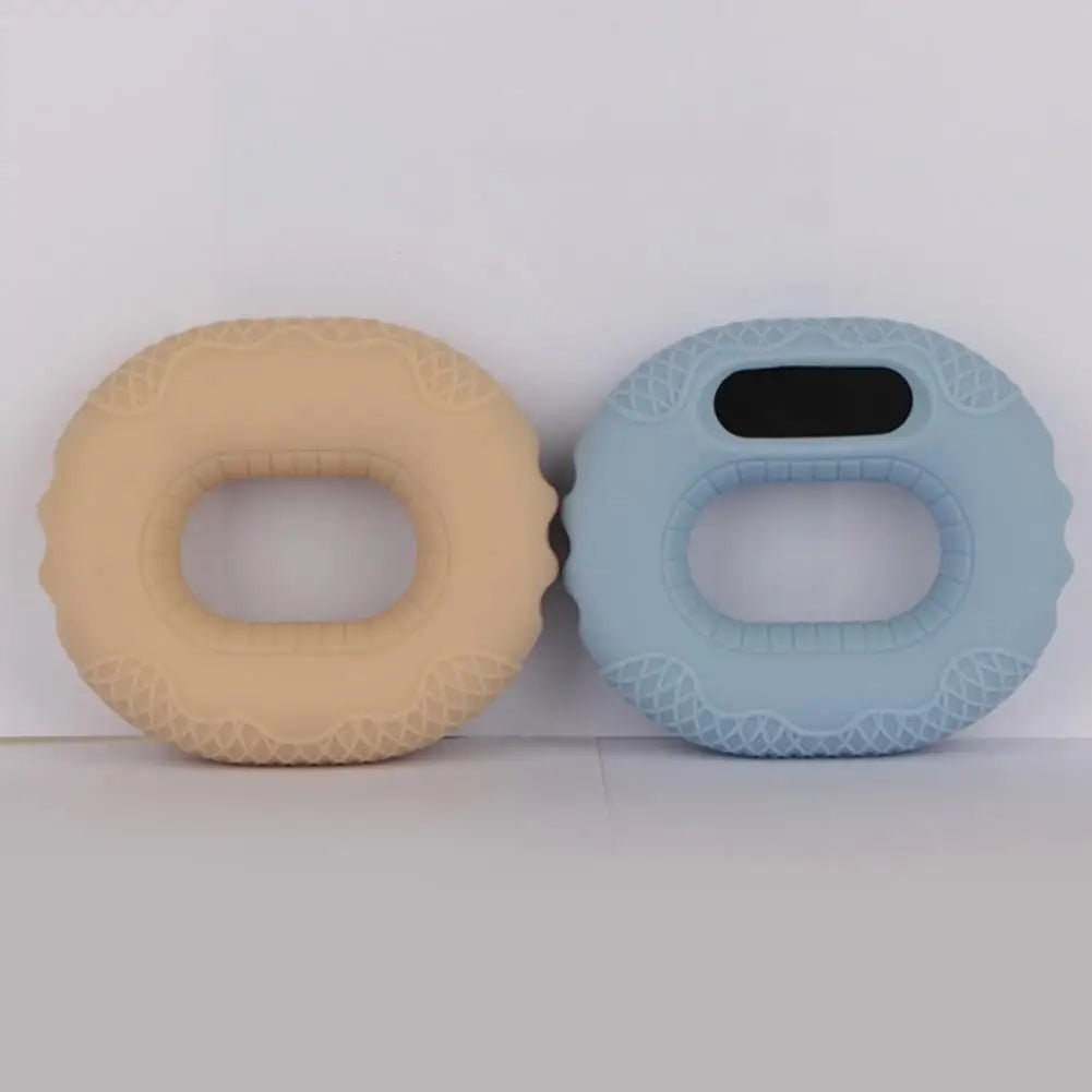 Silicone Hand Grip Trainer Ring LCD Display Bluetooth Remote APP Page Turner Forearm Finger Training Hand Grip Strengthener.