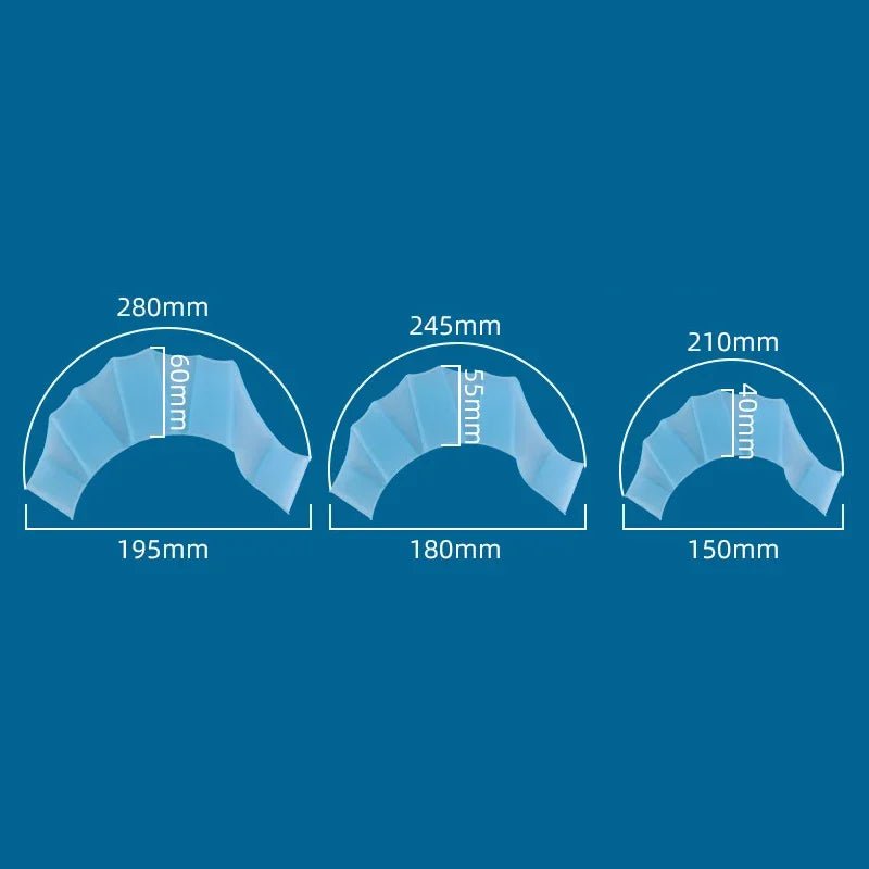 Silicone Swimming Fins Flipper Men Women Child Swim Pool Sport Professional Training Finger Hand Webbed Gloves Paddles EquipmentEstaliosFitEstaliosFit184218504;2026052;1777703717z1Ryr