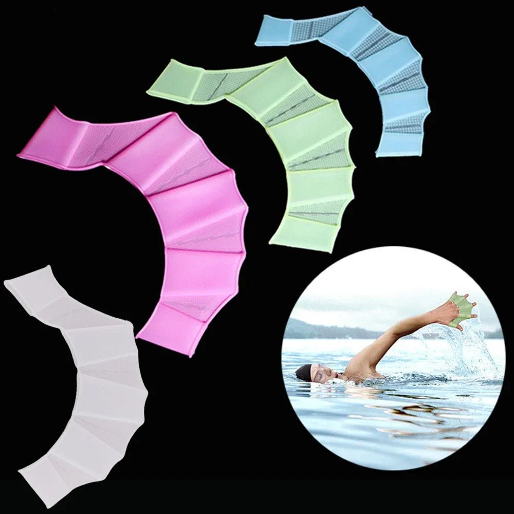Silicone Swimming Fins Flipper Men Women Child Swim Pool Sport Professional Training Finger Hand Webbed Gloves Paddles EquipmentEstaliosFitEstaliosFit184218492;2026052;1777703717Gd2h0