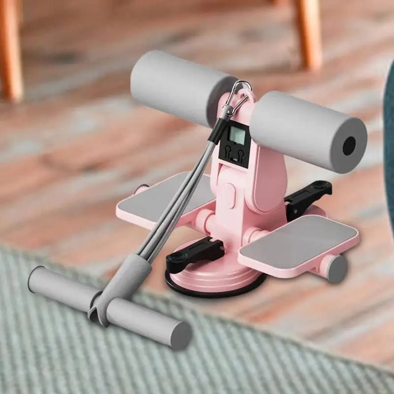 Sit Up Exercise Equipment Core Exerciser With Suction Cups Footrest And Tension Rope Fitness Equipment With Counting FunctionEstaliosFitEstaliosFit184081829;20260429;1777457514HULMz