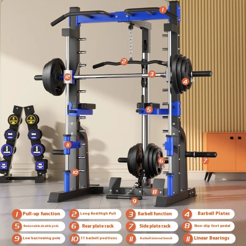 Smith machine gantry fitness equipment, home bird squat bench, multi - functional home comprehensive trainerEstaliosFitEstaliosFit184081799;20260429;17774575099Jq2a