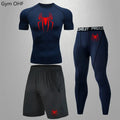 Spider Men's Tracksuit Compression Sport Suit Gym Fitness Clothes Running Jogging Sport Wear Training Exercise Workout RashgardEstaliosFitEstaliosFit184449691;2026057;1778180404z6Q49