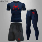 Spider Men's Tracksuit Compression Sport Suit Gym Fitness Clothes Running Jogging Sport Wear Training Exercise Workout RashgardEstaliosFitEstaliosFit184449691;2026057;1778180404z6Q49
