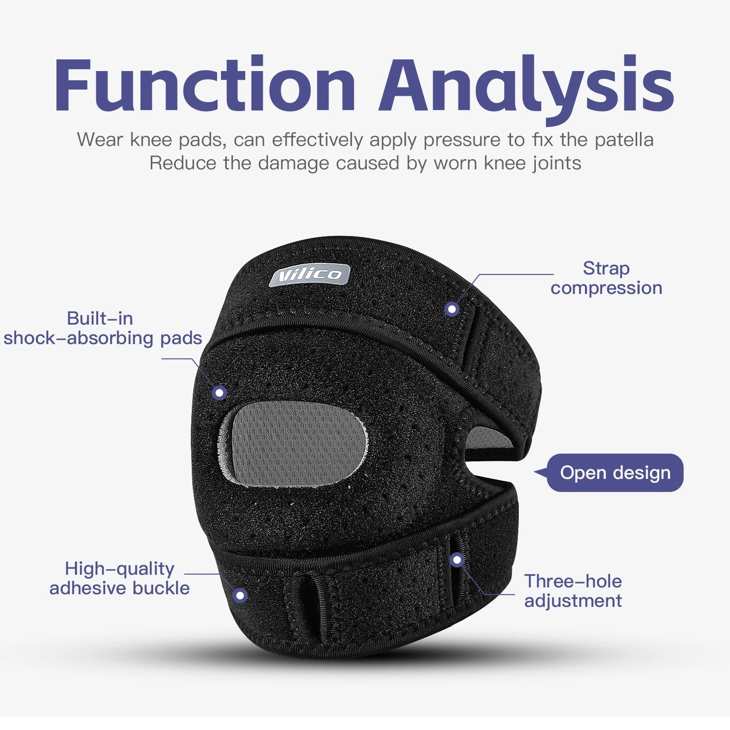 Sports Patella Strap Running Jump Rope Fitness Knee Protection Meniscus Professional Equipment Knee ProtectorsEstaliosFitEstaliosFit184081791;20260429;1777457508V3Rf1