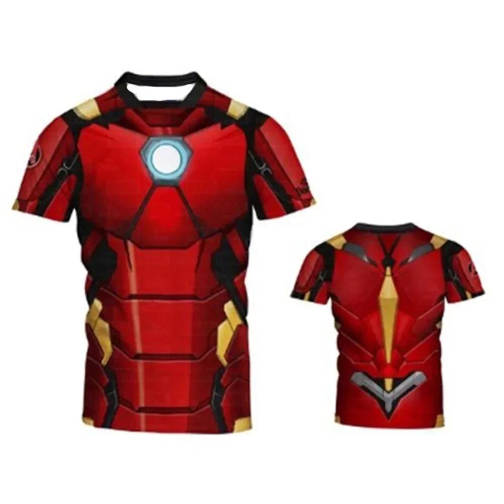 Sportswear Marvel Clothes Men's Compression Short Sleeve Workout T-Shirt Athletic Sports Fitness Gym Running Tops for MenEstaliosFitEstaliosFit184449857;2026057;1778180413XZakD