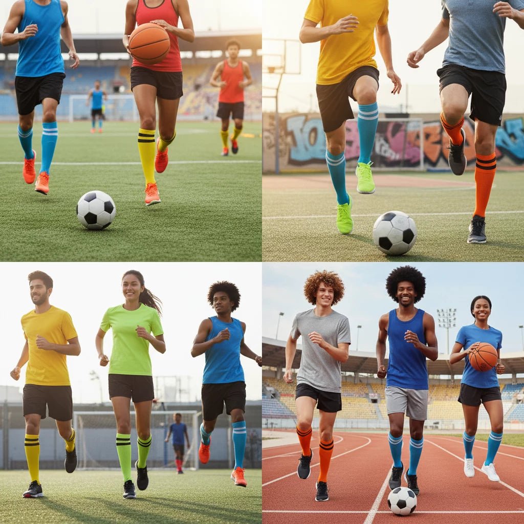 Sports Socks – Non-Slip Grip Over-the-Calf Socks