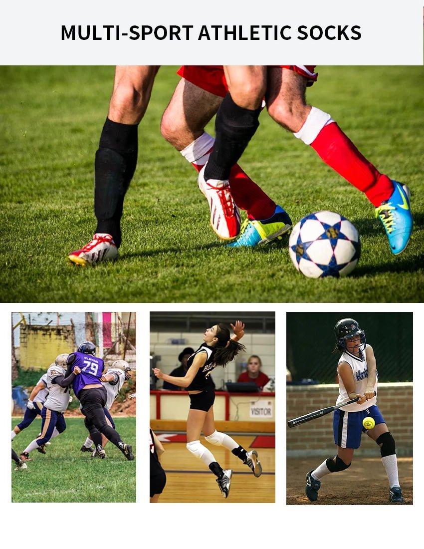Striped Athletic Over the Calf Sports Socks for All AgesEstaliosFitEstaliosFit184218021;2026052;1777703556KWNRM