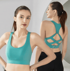 Summer oversized adjustable breastplate integrated chest pad yoga beauty back bra fitness fitness and sports bra for women.