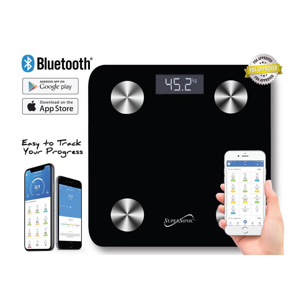 Supersonic Smart Scale Body Composition Analyzer With AppDC - JupiterGearEstaliosFitDC-2971950