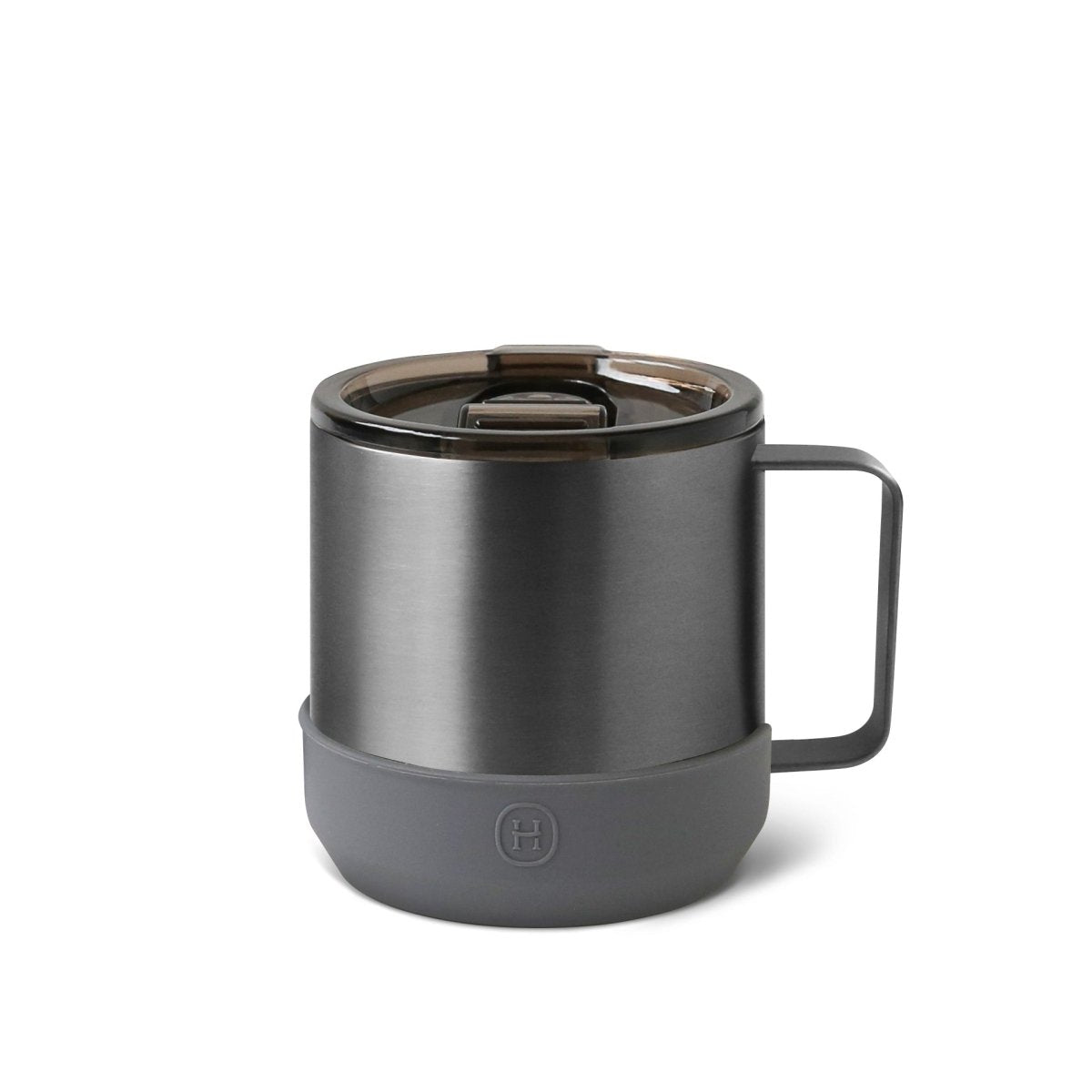 Titanium Grey camp mug - Metallic Grey 10 OZHYDY® Reusable Water Bottles With InfuserCamp MugEstaliosFitCMTI_P433U