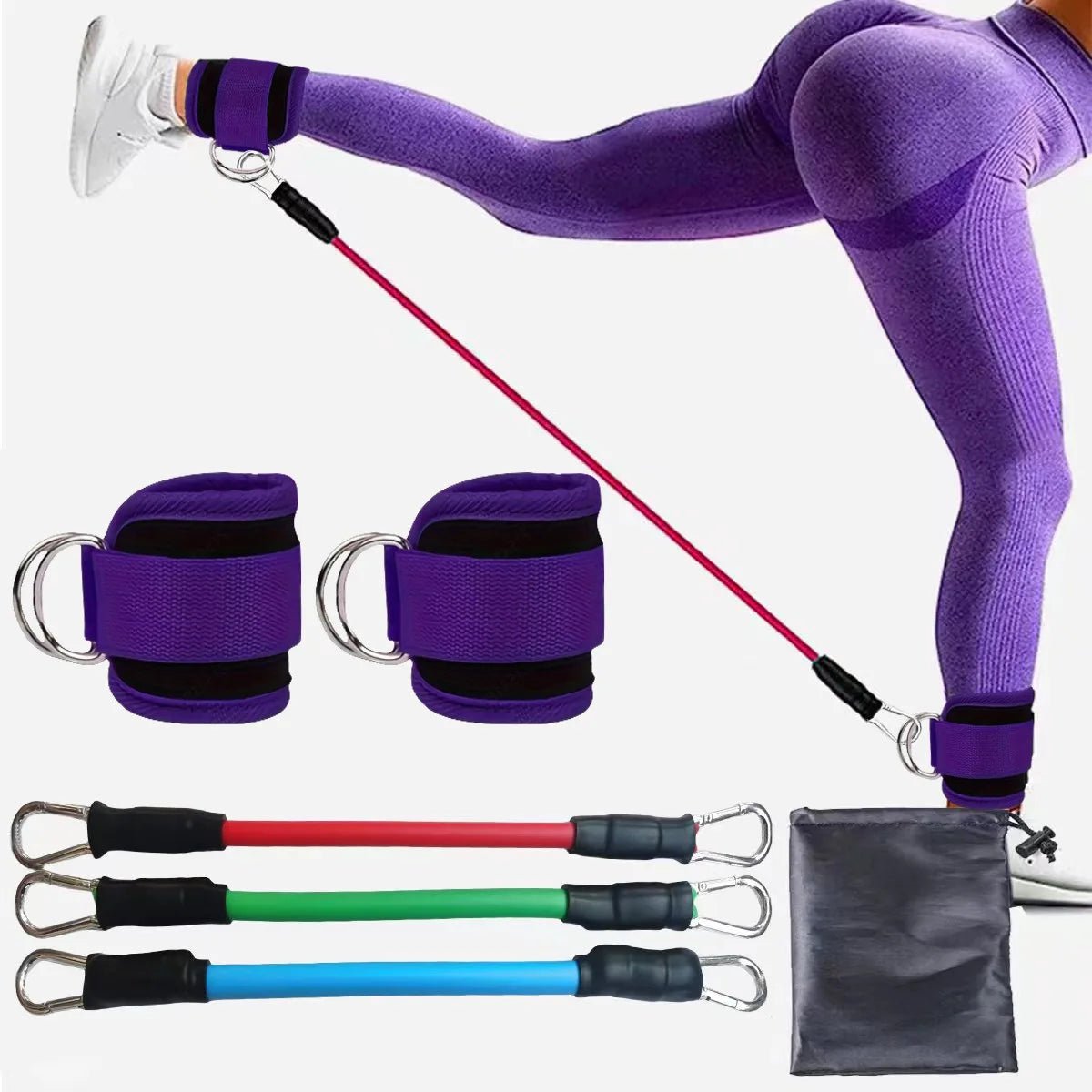 TPE Resistance Bands Ankle Straps Fitness Booty Band Squat Glute Workout Yoga Gym Equipment Guard Leg Strength Safety ExtensionsEstaliosFitEstaliosFit184448134;2026057;1778180209hHP7W