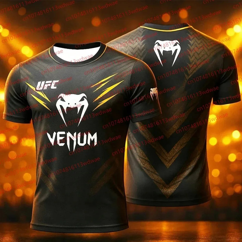 UFC Men's Short Sleeve Compression Shirt 2026 MMA Training Gym Workout Jersey Sportswear for Fighters Brand fitness clothesEstaliosFitEstaliosFit184450014;2026057;17781804258Jcqs