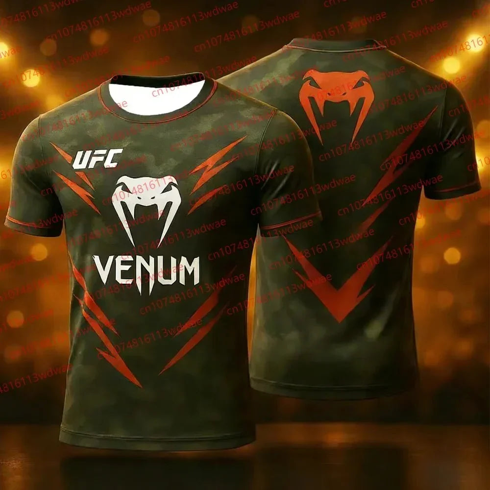 UFC Men's Short Sleeve Compression Shirt 2026 MMA Training Gym Workout Jersey Sportswear for Fighters Brand fitness clothesEstaliosFitEstaliosFit184450016;2026057;1778180425XoUXj