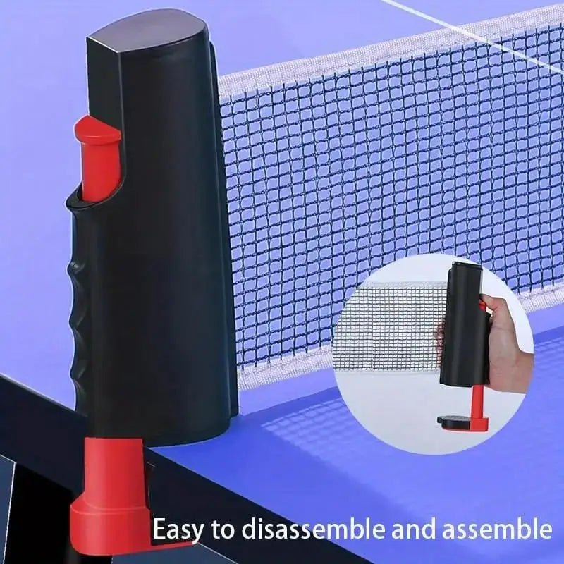 Retractable Ping Pong Net - Universal Clamp Rack