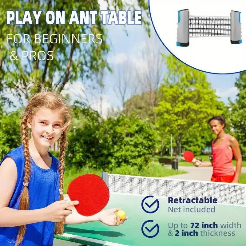 Universal Retractable Ping Pong Net Portable Table Tennis Training Net Rack Anywhere Retractable Net Rack Exercise EquipmentsEstaliosFitEstaliosFit183652043;20260421;1776809355OHsWf