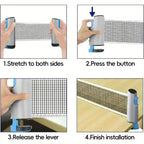 Universal Retractable Ping Pong Net Portable Table Tennis Training Net Rack Anywhere Retractable Net Rack Exercise EquipmentsEstaliosFitEstaliosFit183652043;20260421;1776809355OHsWf