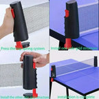 Universal Retractable Ping Pong Net Portable Table Tennis Training Net Rack Anywhere Retractable Net Rack Exercise EquipmentsEstaliosFitEstaliosFit183652050;20260421;1776809355DTQXR