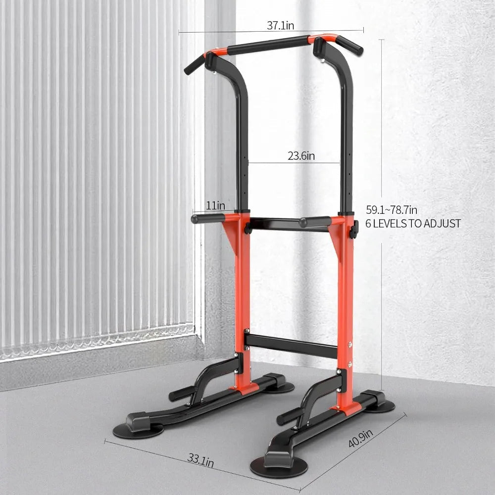 US Shipping Pull Up Dip Station for Home Gym Strength Training Fitness Workout Equipment for Chin Ups Push Ups DipsEstaliosFitEstaliosFit184447943;2026057;1778180029MXFqb