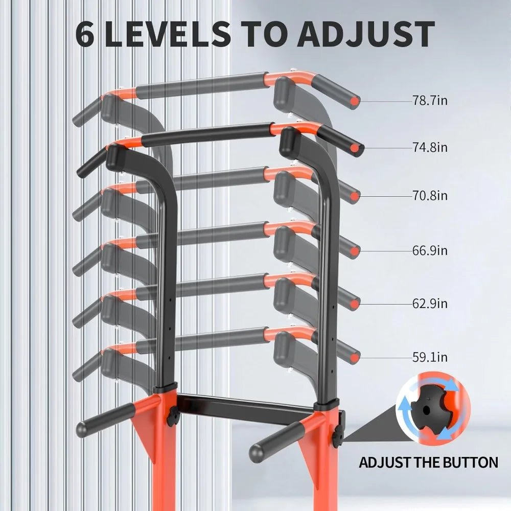 US Shipping Pull Up Dip Station for Home Gym Strength Training Fitness Workout Equipment for Chin Ups Push Ups DipsEstaliosFitEstaliosFit184447943;2026057;1778180029MXFqb