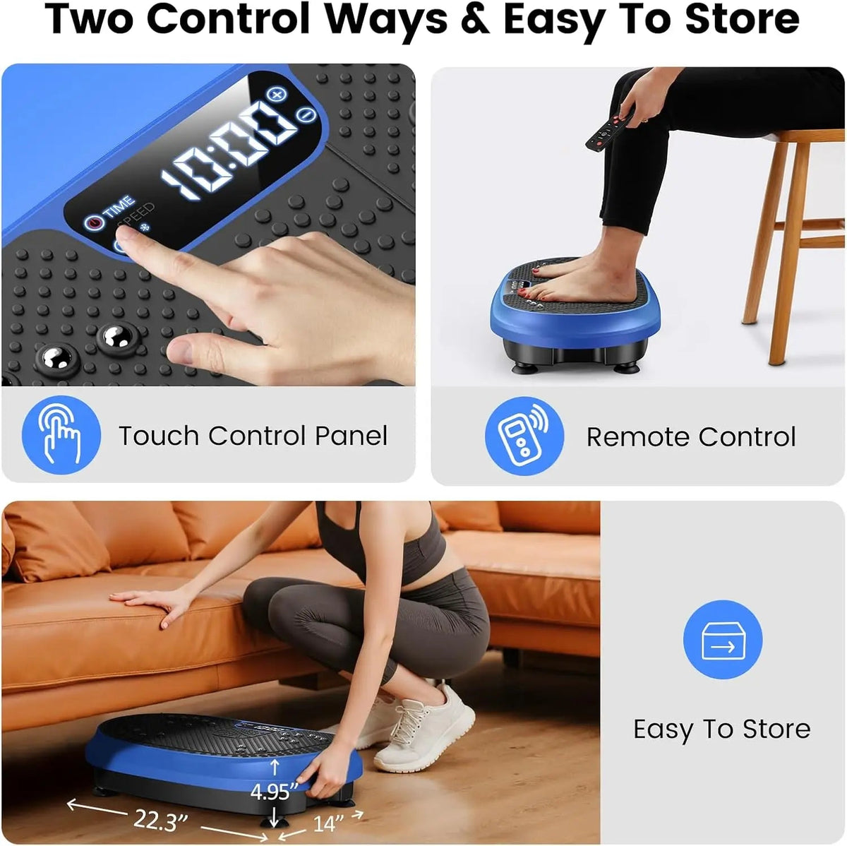 Vibrating Fitness Platform For Lymphatic Drainage, Full Body Shaker Workout Equipment, BluetooEstaliosFitEstaliosFit184448026;2026057;1778180097GZgmo