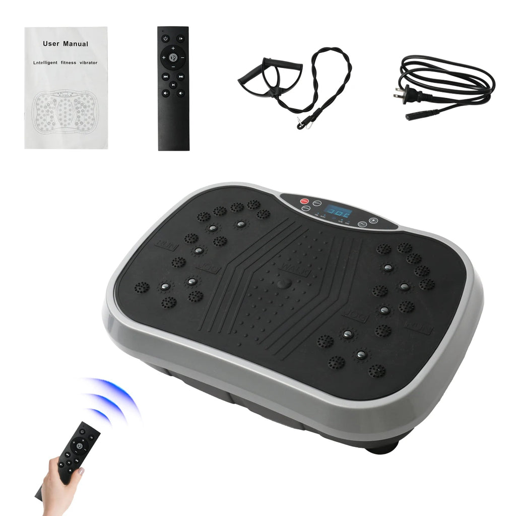 Vibration Plate Exercise Machine Fat - Burning Home Fitness Fat Slinger Shaping Whole Body Workout Portable Fitness EquipmentEstaliosFitEstaliosFit184448182;2026057;17781802422kEqW