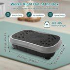 Vibration Plate Exercise Machine Fat - Burning Home Fitness Fat Slinger Shaping Whole Body Workout Portable Fitness EquipmentEstaliosFitEstaliosFit184448185;2026057;1778180242JPxE0