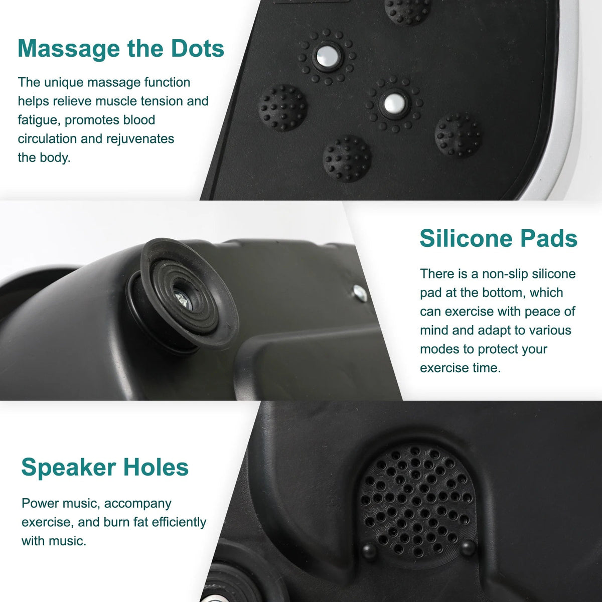 Vibration Plate Exercise Machine Fat - Burning Home Fitness Fat Slinger Shaping Whole Body Workout Portable Fitness EquipmentEstaliosFitEstaliosFit184448185;2026057;1778180242JPxE0