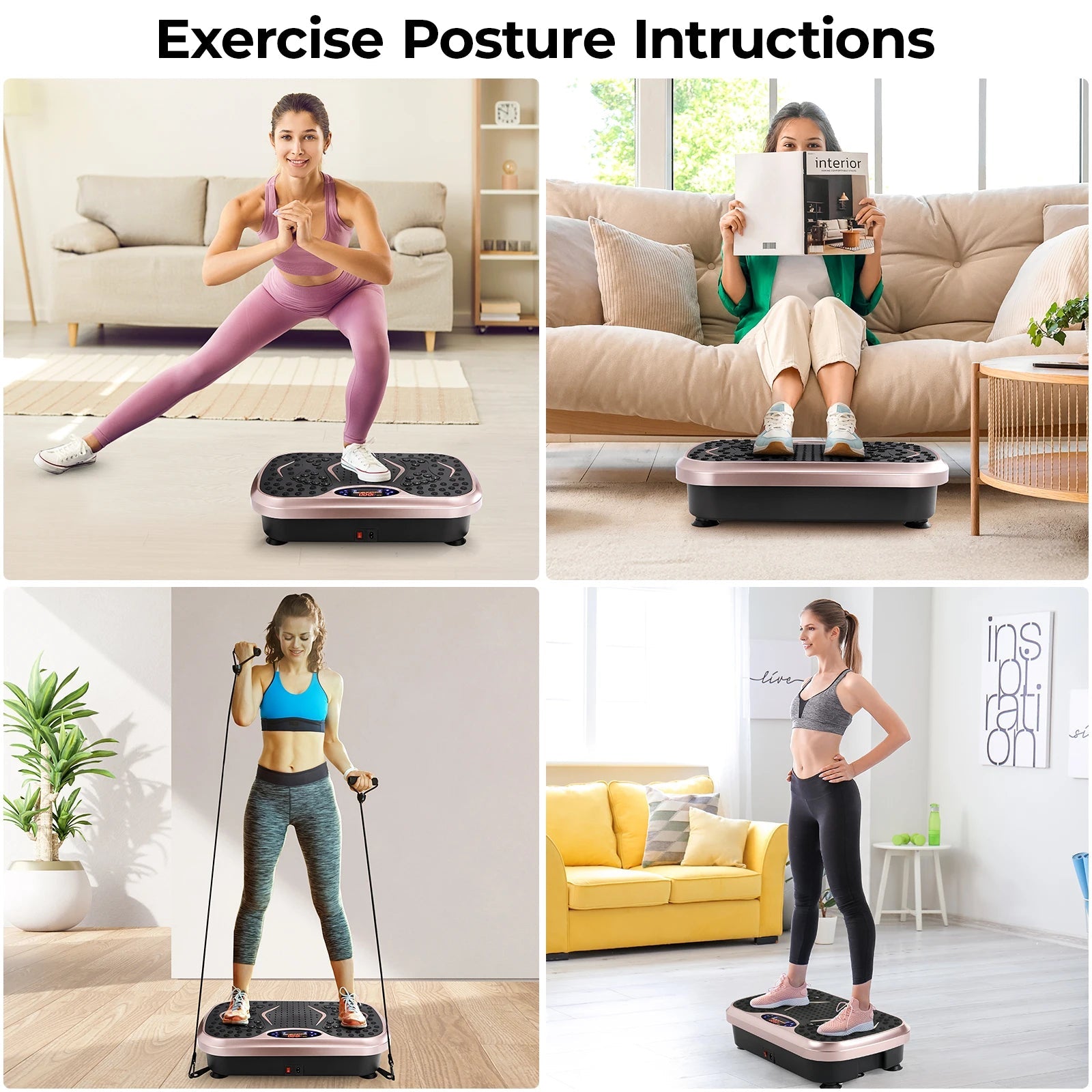 Vibration Plate Exercise Machine with Resistance BandsEstaliosFitEstaliosFit184447866;2026057;1778179968xhimR