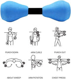 Water Dumbbells Aquatic Exercise Pool Fitness Equipment Blue Foam Water Aerobic Exercise Fitness Equipment.