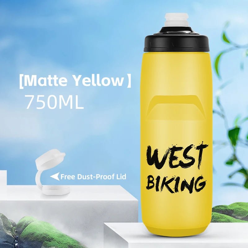 WEST BIKING Cycling Water Bottle 620 - 750ML Portable Sports Soft Flask MTB Road Bike Bottle Running Gym Fitness Bottle 6 ColorsEstaliosFitEstaliosFit183652492;20260421;1776809385ZXW6W