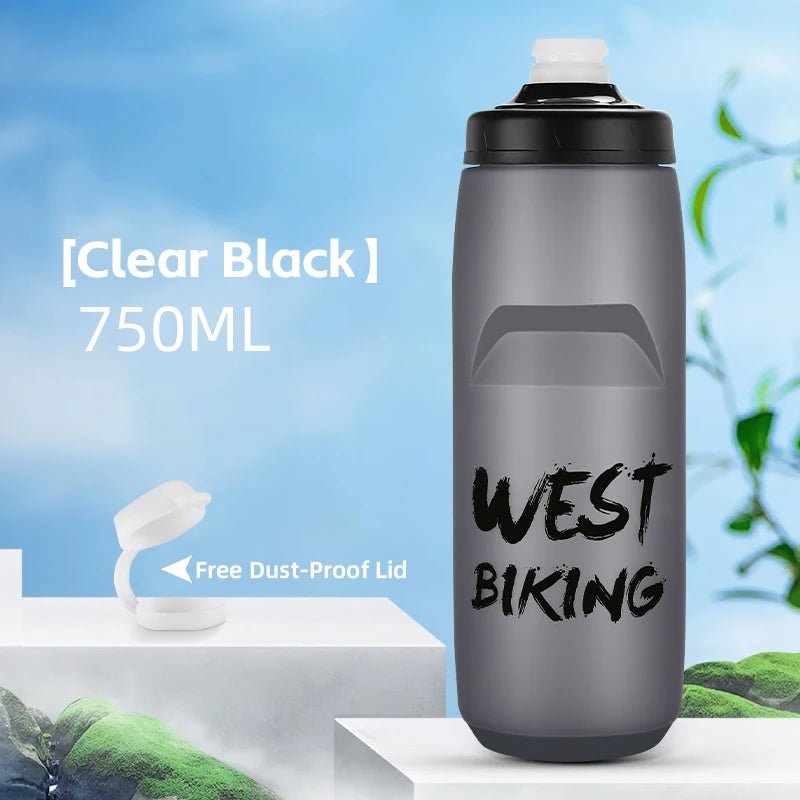 WEST BIKING Cycling Water Bottle 620 - 750ML Portable Sports Soft Flask MTB Road Bike Bottle Running Gym Fitness Bottle 6 ColorsEstaliosFitEstaliosFit183652496;20260421;17768093859FXbq