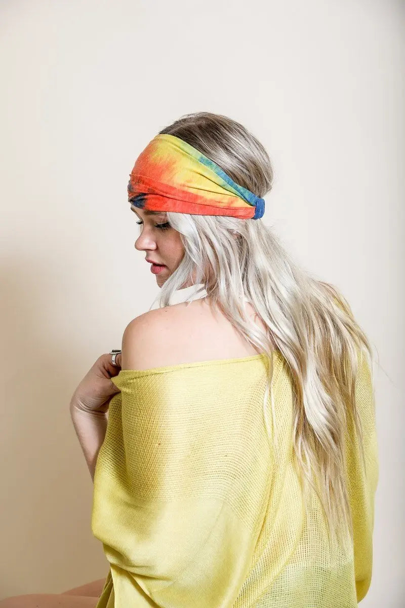 Tie – Dye Headband – Wide Stretch Style