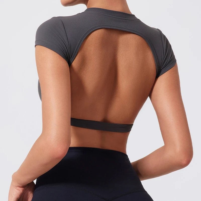 Womens Backless Quick Dry Crop Top for Yoga FitnessEstaliosFitEstaliosFit184217672;2026052;1777703463oT7De
