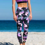 Women's Camo High-Waist Workout Leggings.