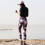 Women's Camo High-Waist Workout Leggings.