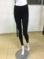 EstaliosFit Women's High-Waist Fitness Leggings – Polyester Knit, Sizes S–XL.