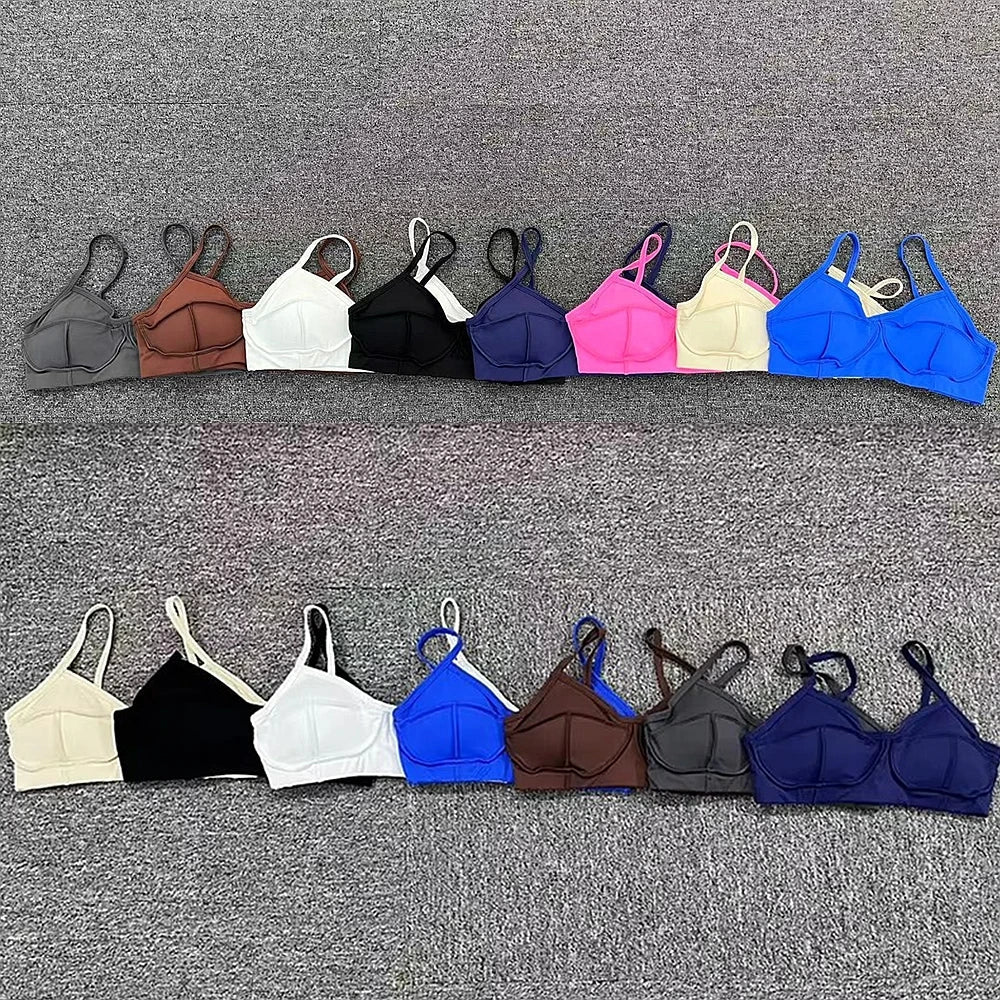 Womens Sports Bra Fitness Yoga Gym Crop TopEstaliosFitEstaliosFit184217647;2026052;1777703463QEjUL
