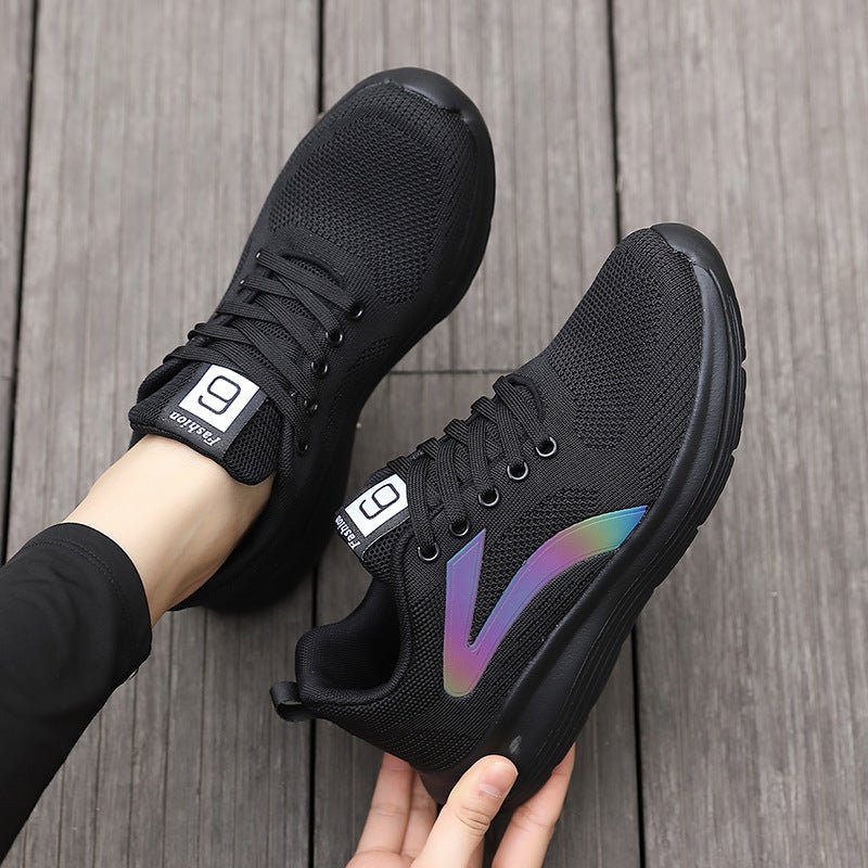 Women's Ultra-Light Shock-Absorbing Running Shoes – Breathable Athletic Sneakers.