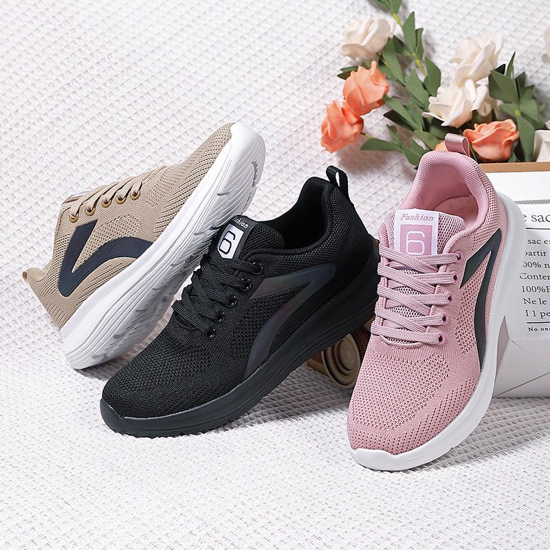 Women's Ultra-Light Shock-Absorbing Running Shoes – Breathable Athletic Sneakers.
