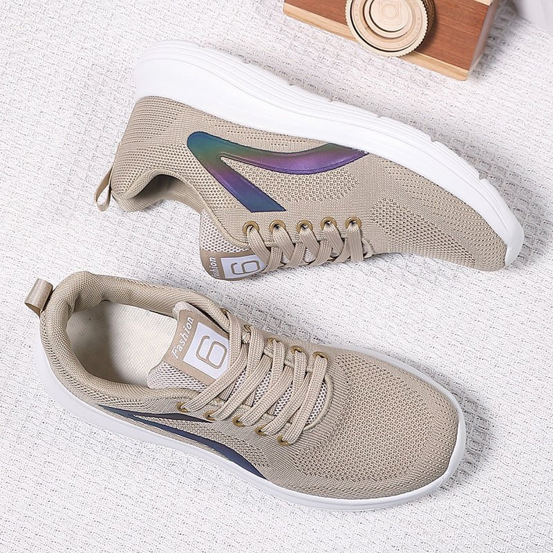 Women's Ultra-Light Shock-Absorbing Running Shoes – Breathable Athletic Sneakers.