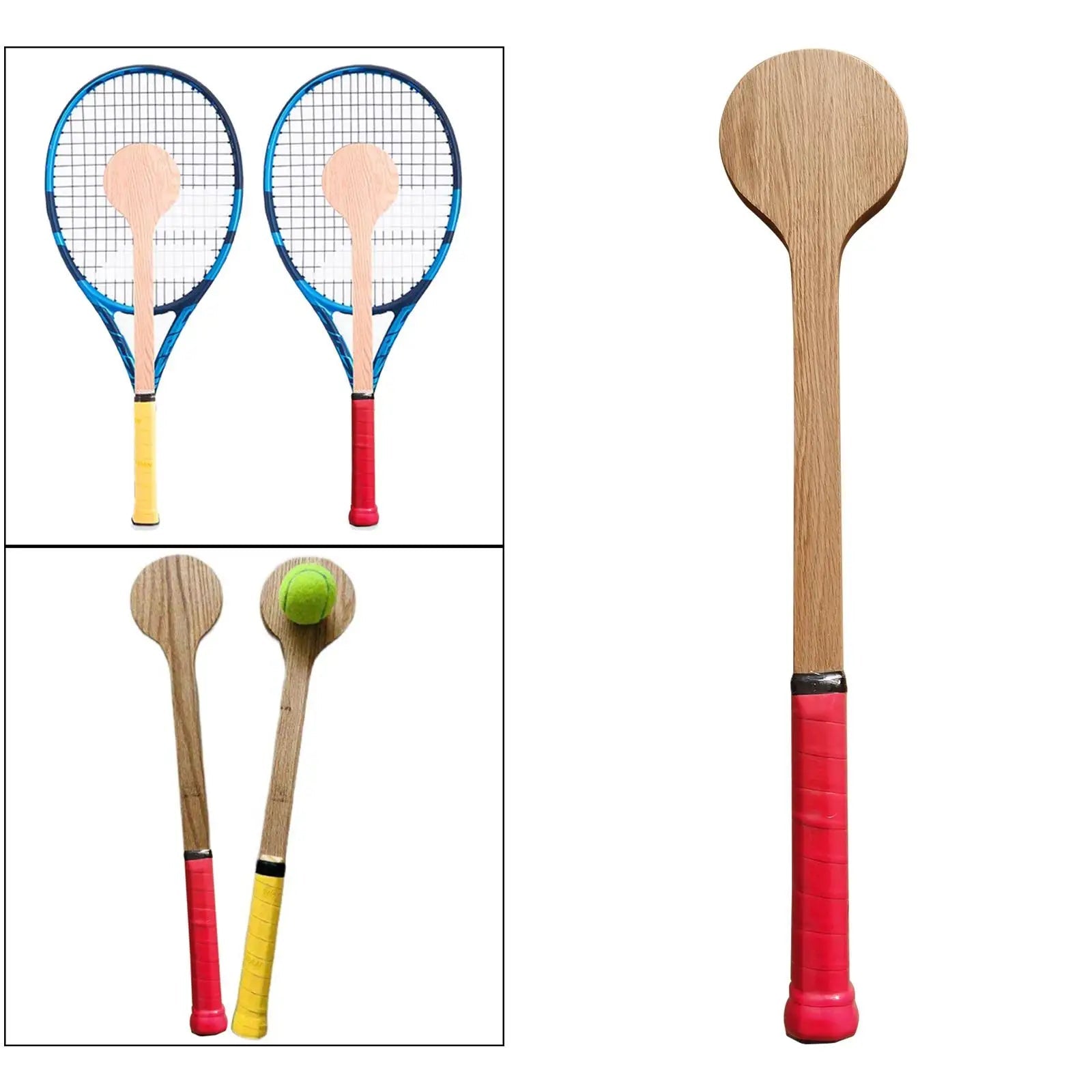 Wooden Tennis Sweet Spot Training Pointer Swing Practice RacketEstaliosFitEstaliosFit184216829;2026052;1777696112tXAgC
