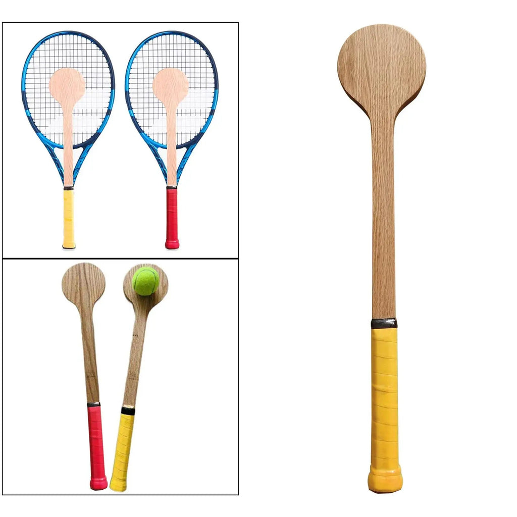 Wooden Tennis Sweet Spot Training Pointer Swing Practice RacketEstaliosFitEstaliosFit184216829;2026052;1777696112tXAgC