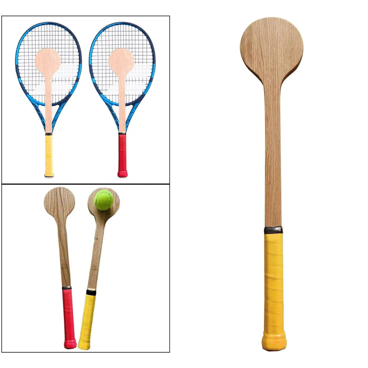 Wooden Tennis Sweet Spot Training Pointer Swing Practice RacketEstaliosFitEstaliosFit184216829;2026052;1777696112tXAgC